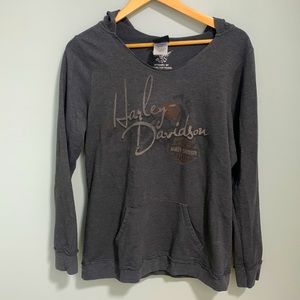 Harley Davidson hooded pull over